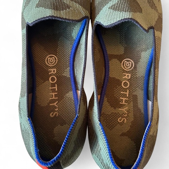Rothy’s The Loafer Olive Camo | Women’s 10.5 | Eco-Friendly, Sporty, Washable - Picture 5 of 8